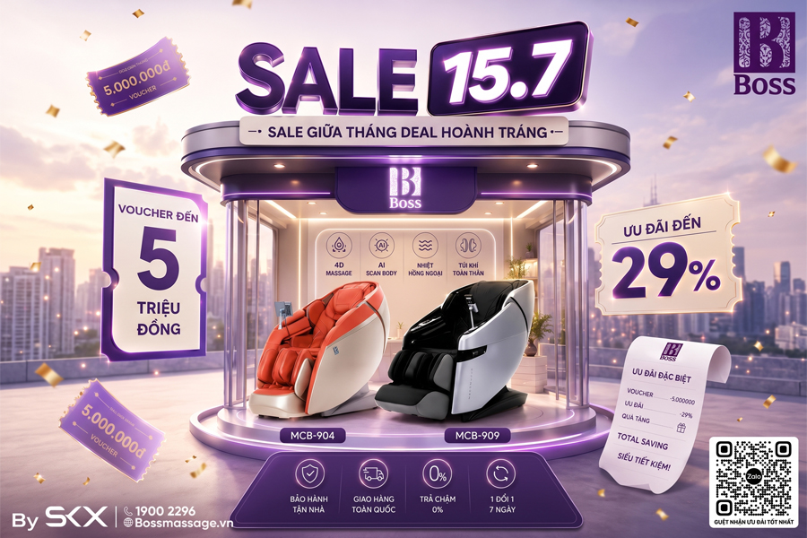 Mega Sale Boss 15.7: Ưu Đãi Đến 29%, Voucher 5 Triệu