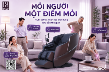 Boss MCB-569: Ghế Massage Cá Nhân Hóa Cho Từng Cơ Thể
