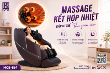 Boss MCB-569: Massage kết hợp nhiệt giúp cơ thể thư giãn sâu