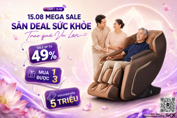 MEGA LIVE BOSS 15.08: Chốt deal sức khỏe - Dành tặng ba mẹ mùa Vu Lan, ưu đãi đến 49%