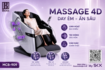 Massage 4D MCB-909: Chạm sâu, thư giãn liền mạch
