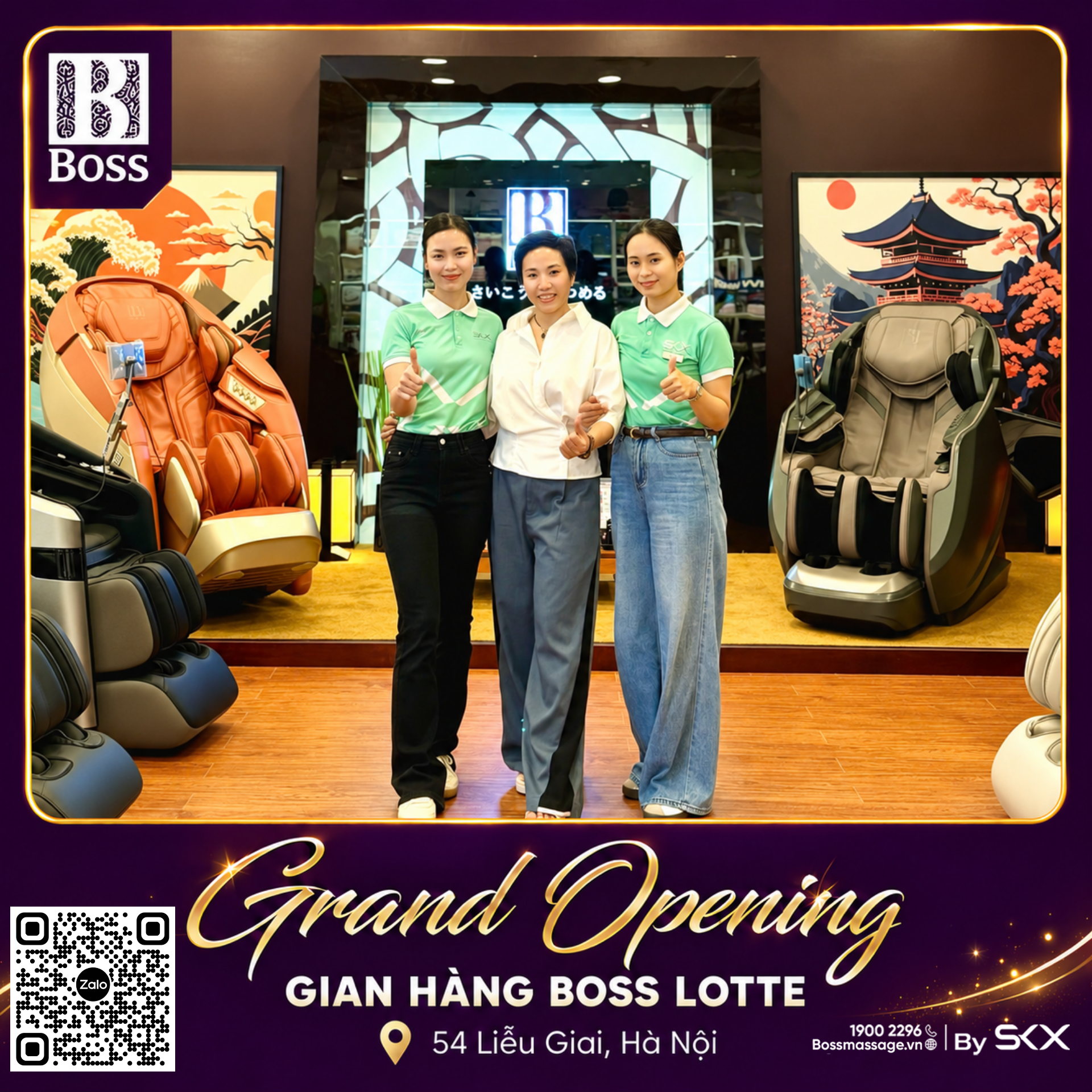 Boss Lotte H&agrave; Nội Đ&oacute;n Ch&agrave;o Diện Mạo Mới