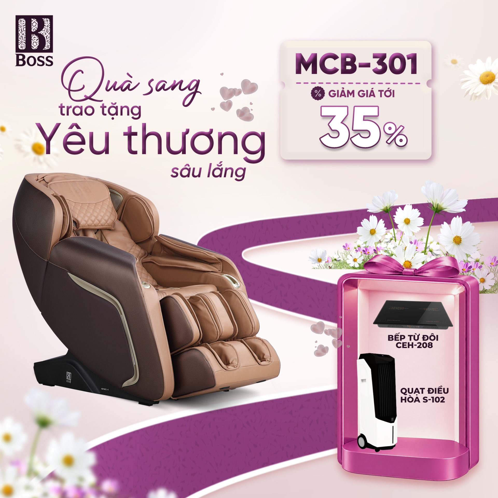 Mega Sale Boss 20.10: Qu&agrave; Tặng Y&ecirc;u Chiều - Ưu Đ&atilde;i Đến 49%