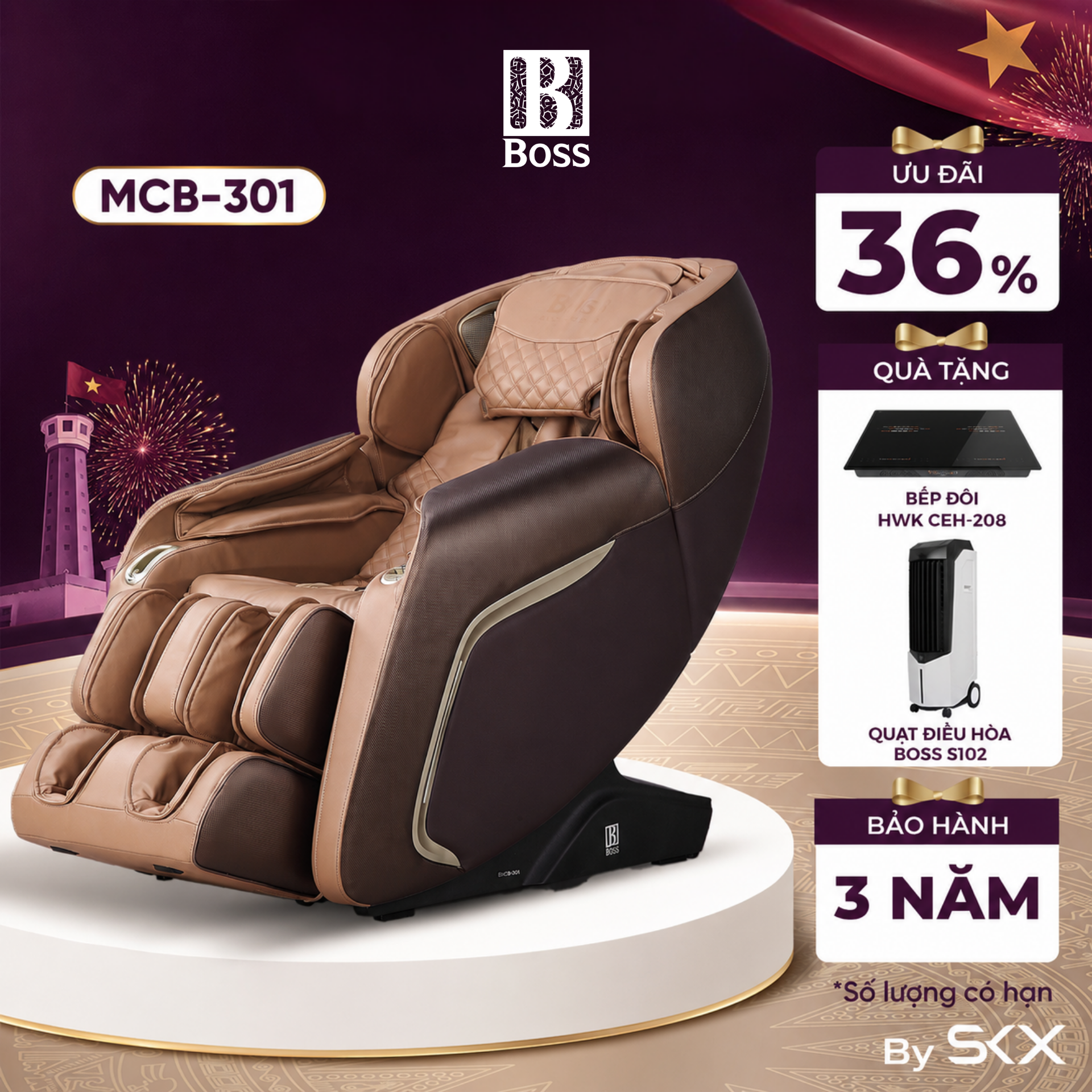 Boss MCB-301 - Tiện nghi cho những khoảng nghỉ mỗi ngày