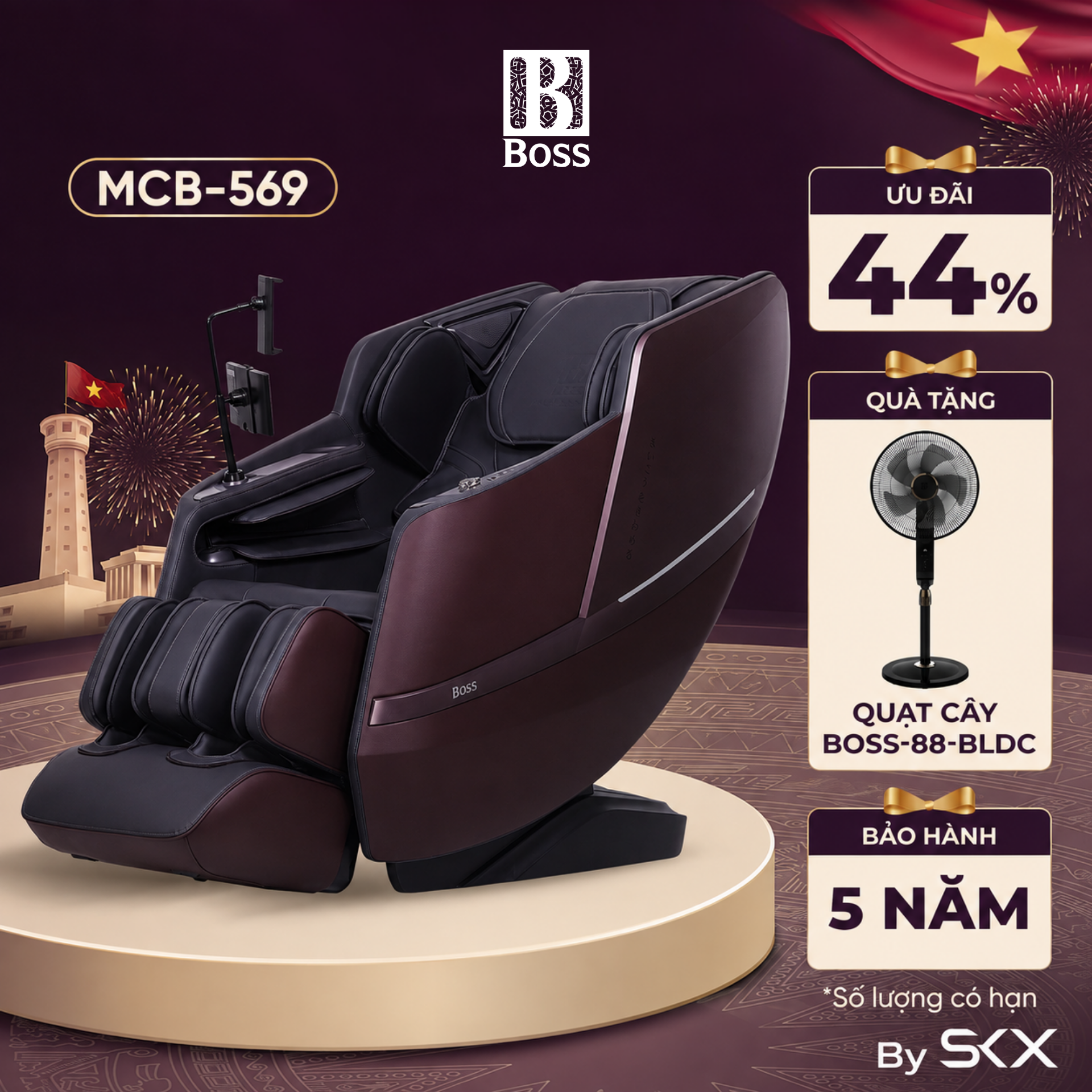 Boss MCB-301 - Tiện nghi cho những khoảng nghỉ mỗi ngày