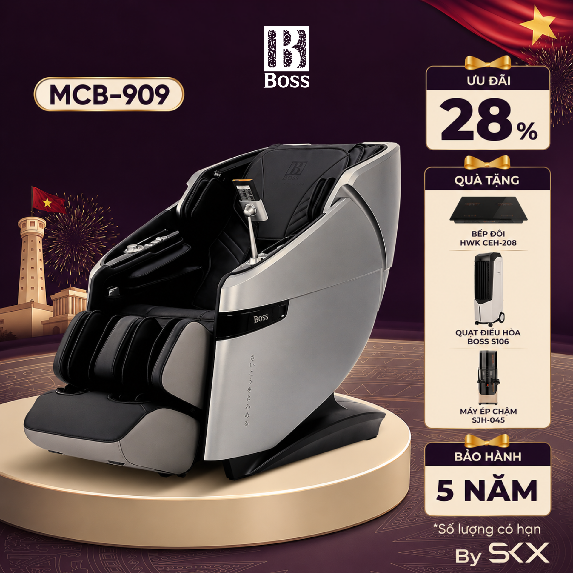 Boss MCB-909 - Công nghệ cho trải nghiệm chuyên sâu
