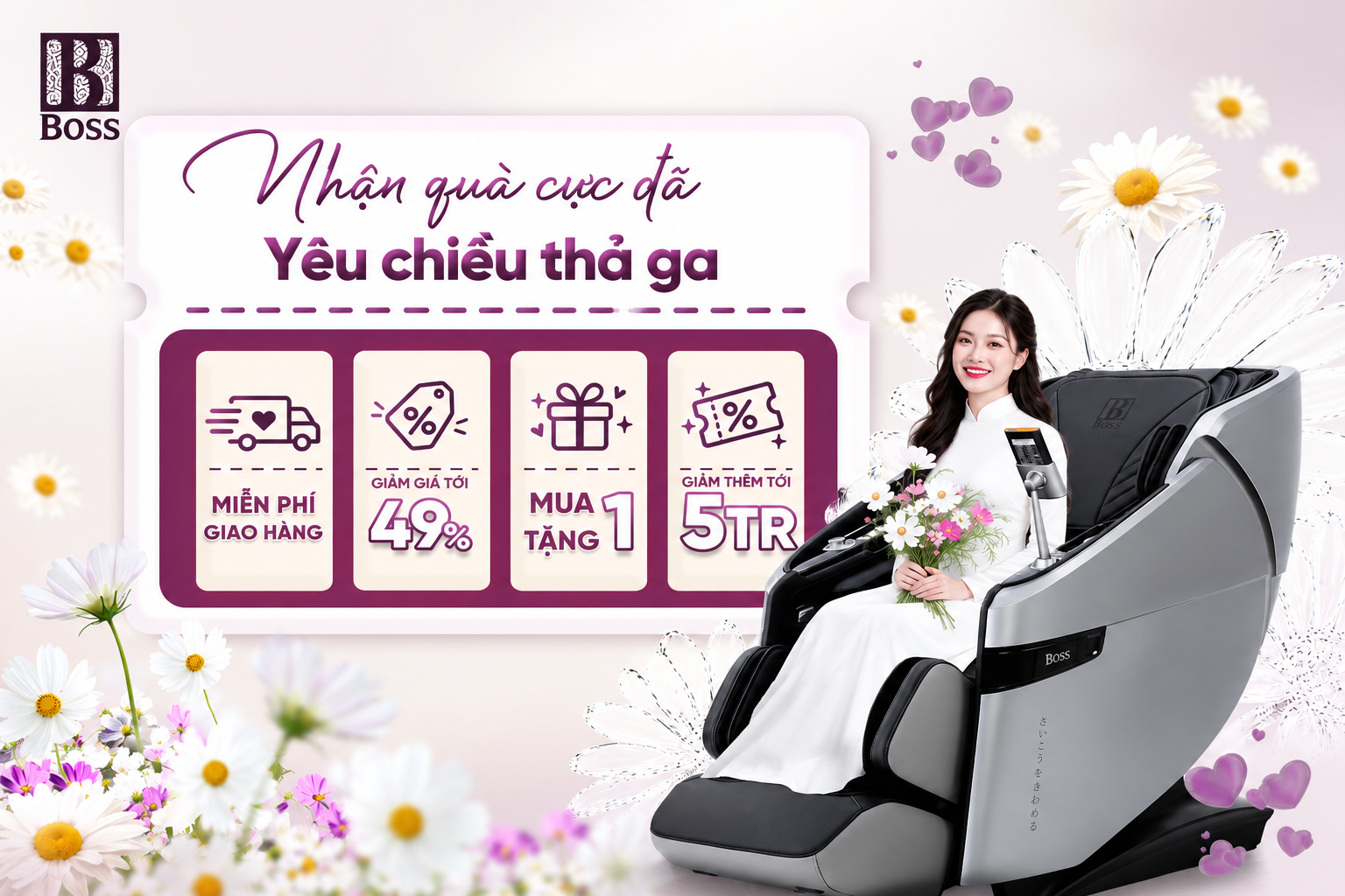 Mega Sale Boss 10.10 - Tháng của nàng, nàng chọn điều mình thích
